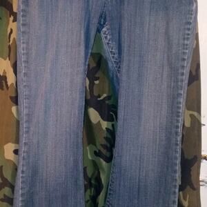 Lee Slender Secret Lower On The Waist Boot Jeans Women's Size 12 Short Blue